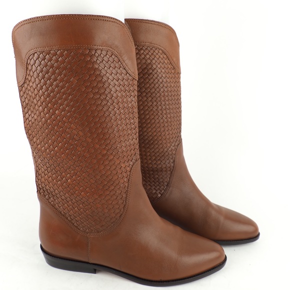 Liz Claiborne Shoes - Vintage LizClaiborne 6.5 brown woven leather boots